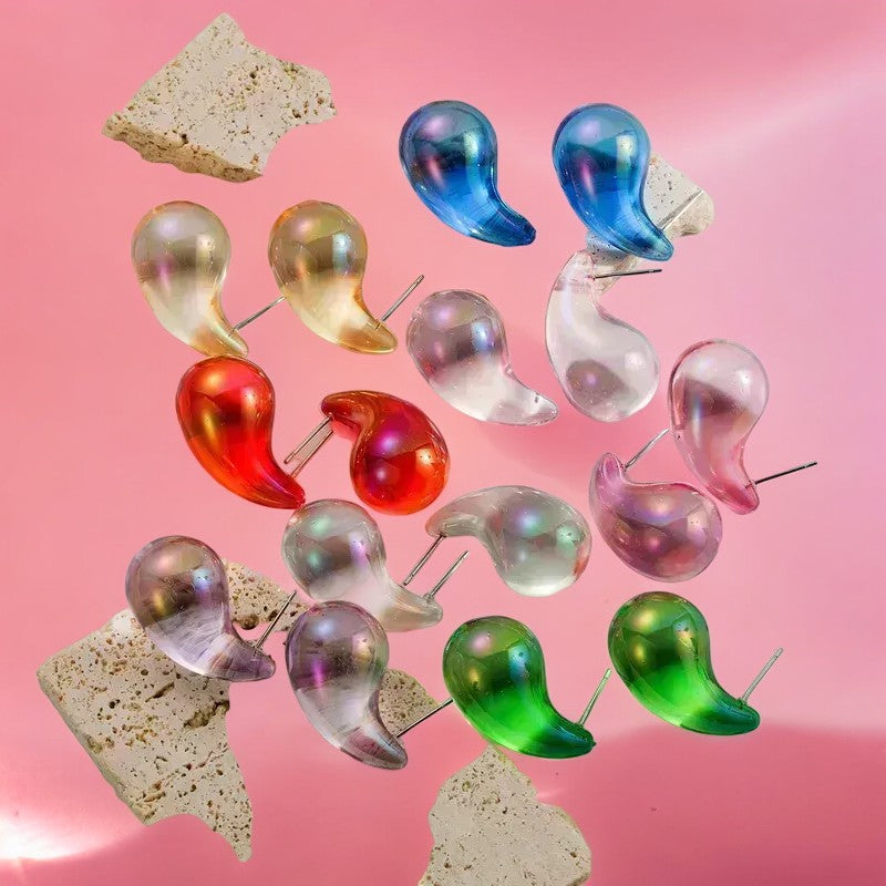 Pantallas de gotitas medianas en colores