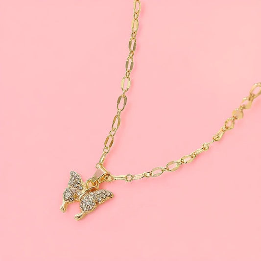 Collar con mariposa