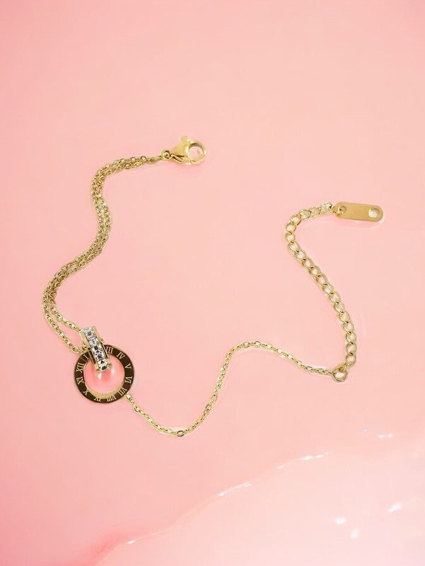 Pulsera entrelazada de #s romanos