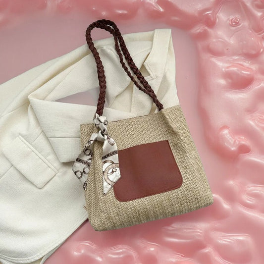 cartera, tela de saco, ligera, oficina