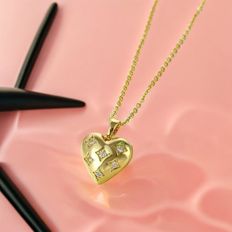 Collar de corazon