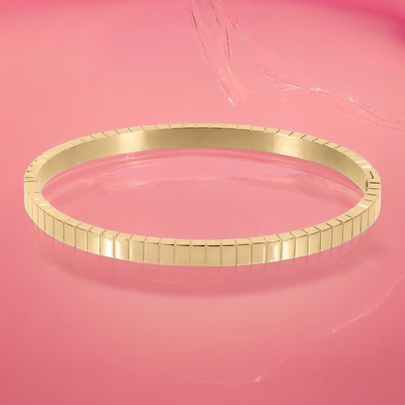 Pulsera retro oro dorado