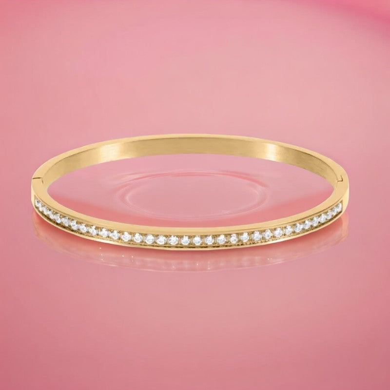 Pulsera retro oro dorado