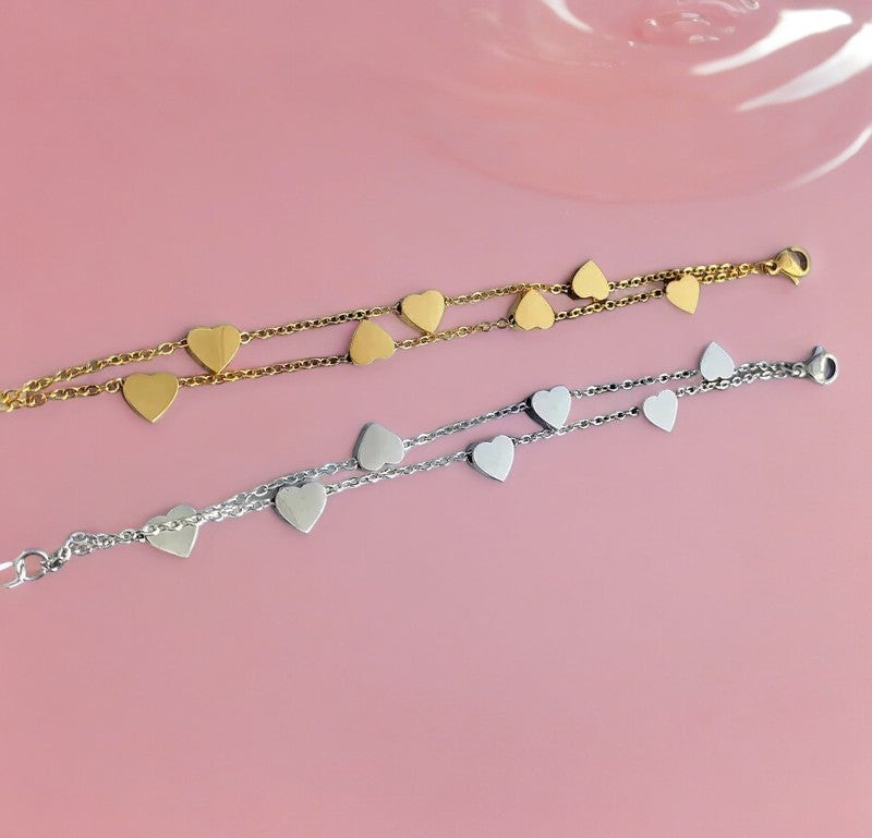 Double My Heart Bracelet