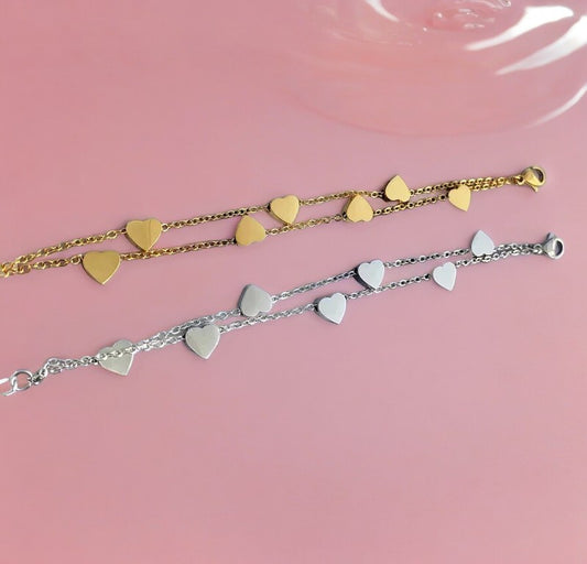 Double My Heart Bracelet