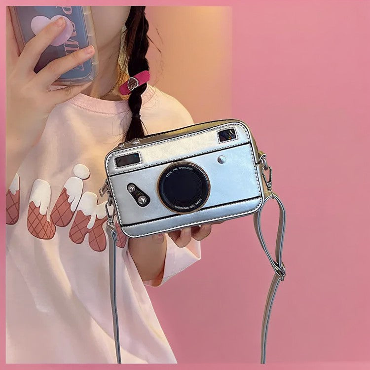 Cartera Fashion con diseño de cámara ligera