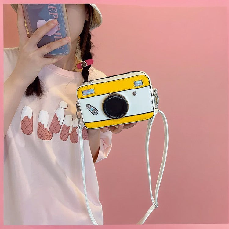 Cartera Fashion con diseño de cámara ligera