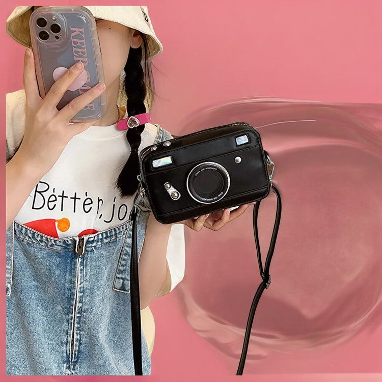 Cartera Fashion con diseño de cámara ligera