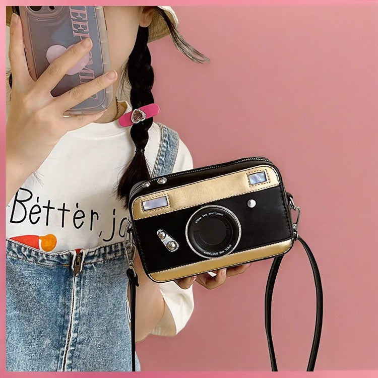 Cartera Fashion con diseño de cámara ligera