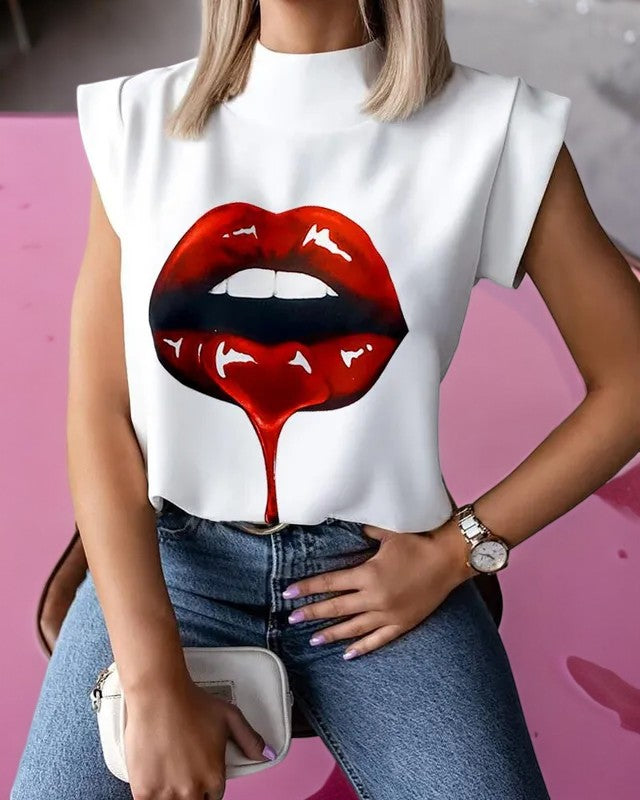 Hermosa blusa con diseño