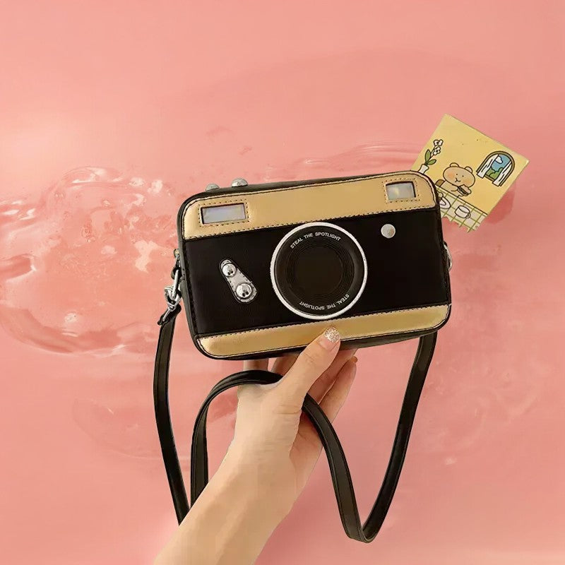 Cartera Fashion con diseño de cámara ligera